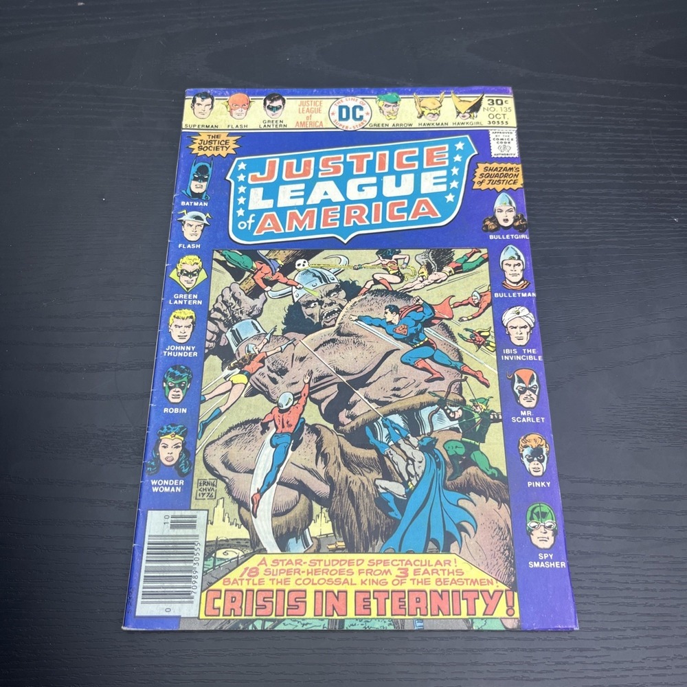 Justice League Of America #135 DC Comics October 1976 Bronze Age Comic